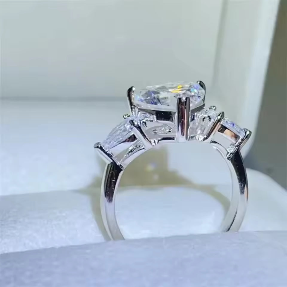 Heart Shape Moissanite Ring