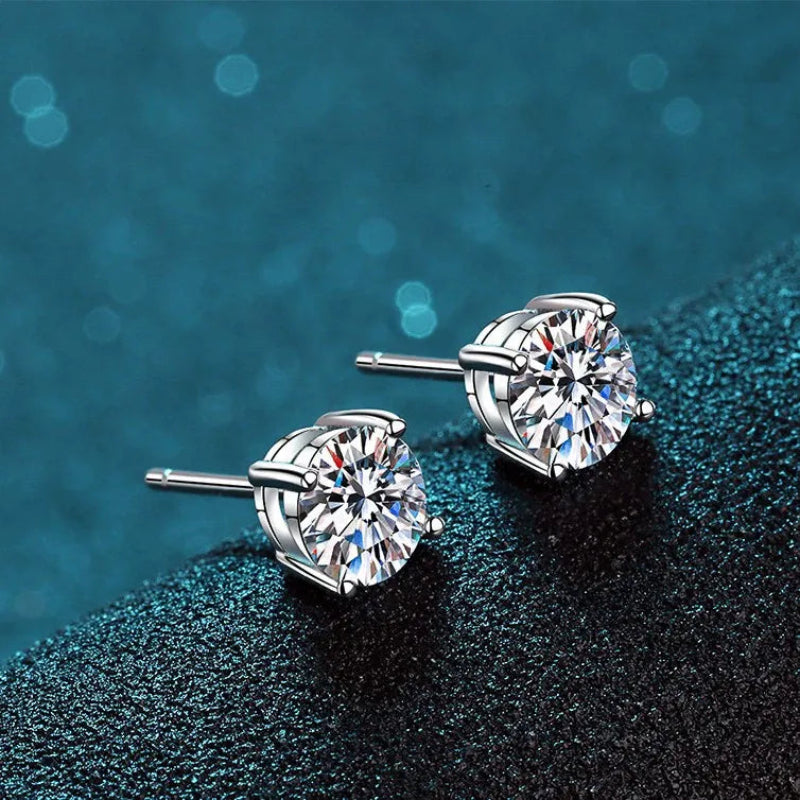 Moissanite Stud Earrings