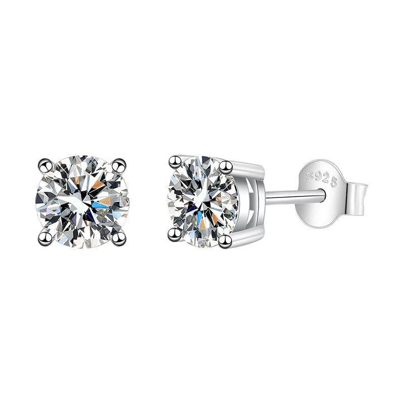 Moissanite Stud Earrings