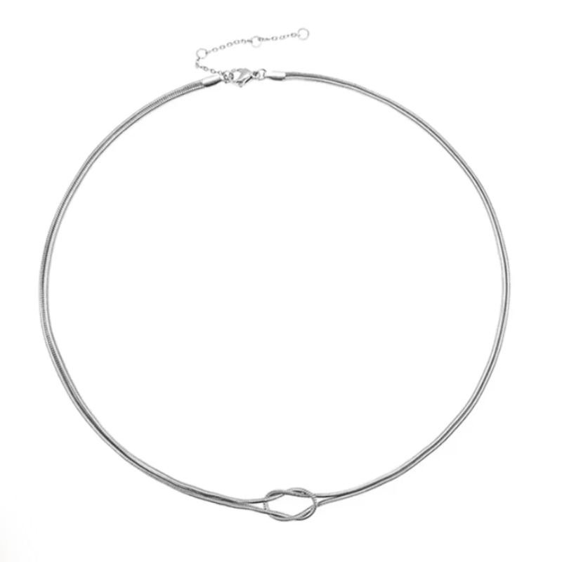 Knotted Snake Chain Necklace