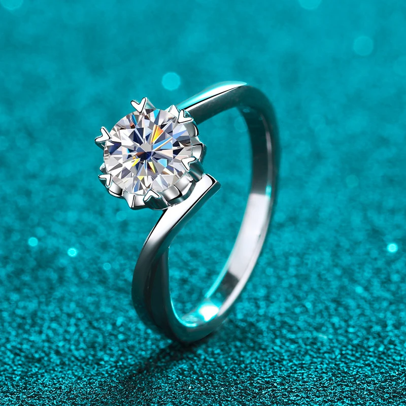 Solitaire Bypass Ring