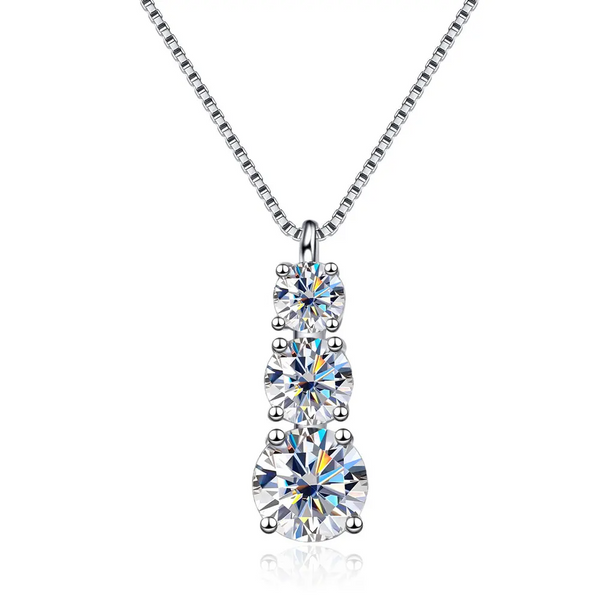Timeless D Color VVS1 Moissanite Necklace
