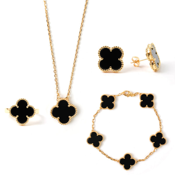 Four Leaf Clover Jewelry Full Set