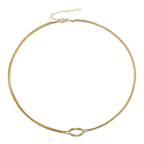 Knotted Snake Chain Necklace