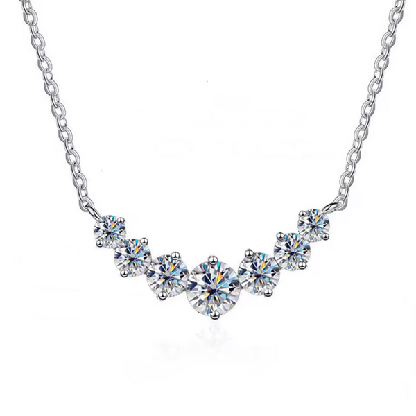 Moissanite Smile Necklace